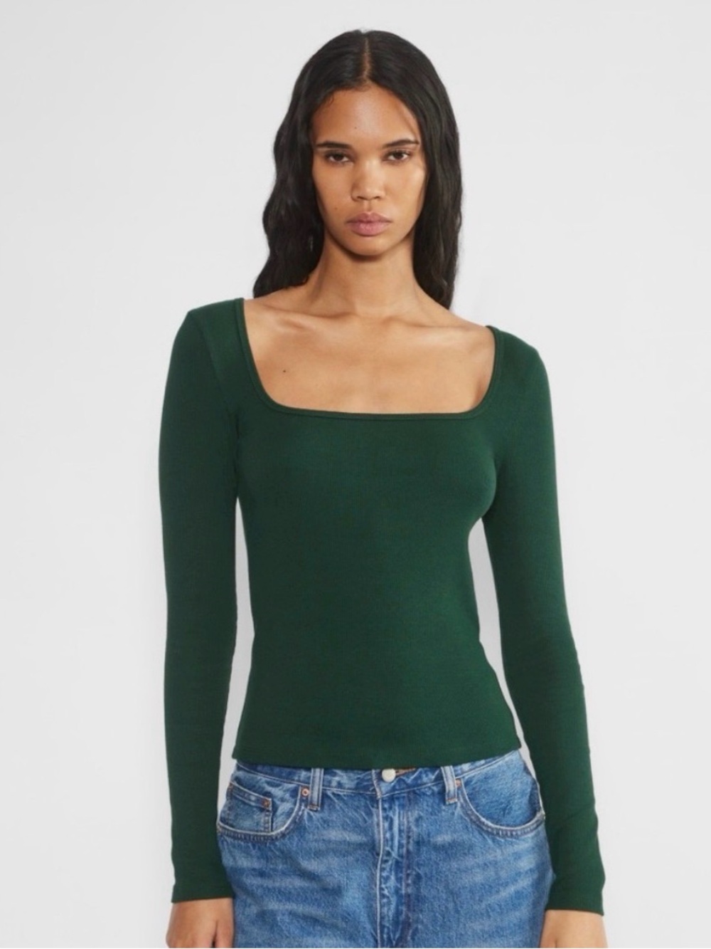 NWT Aritzia TNA Home Stretch Square Neck